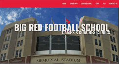 Desktop Screenshot of bigredfootballschool.com